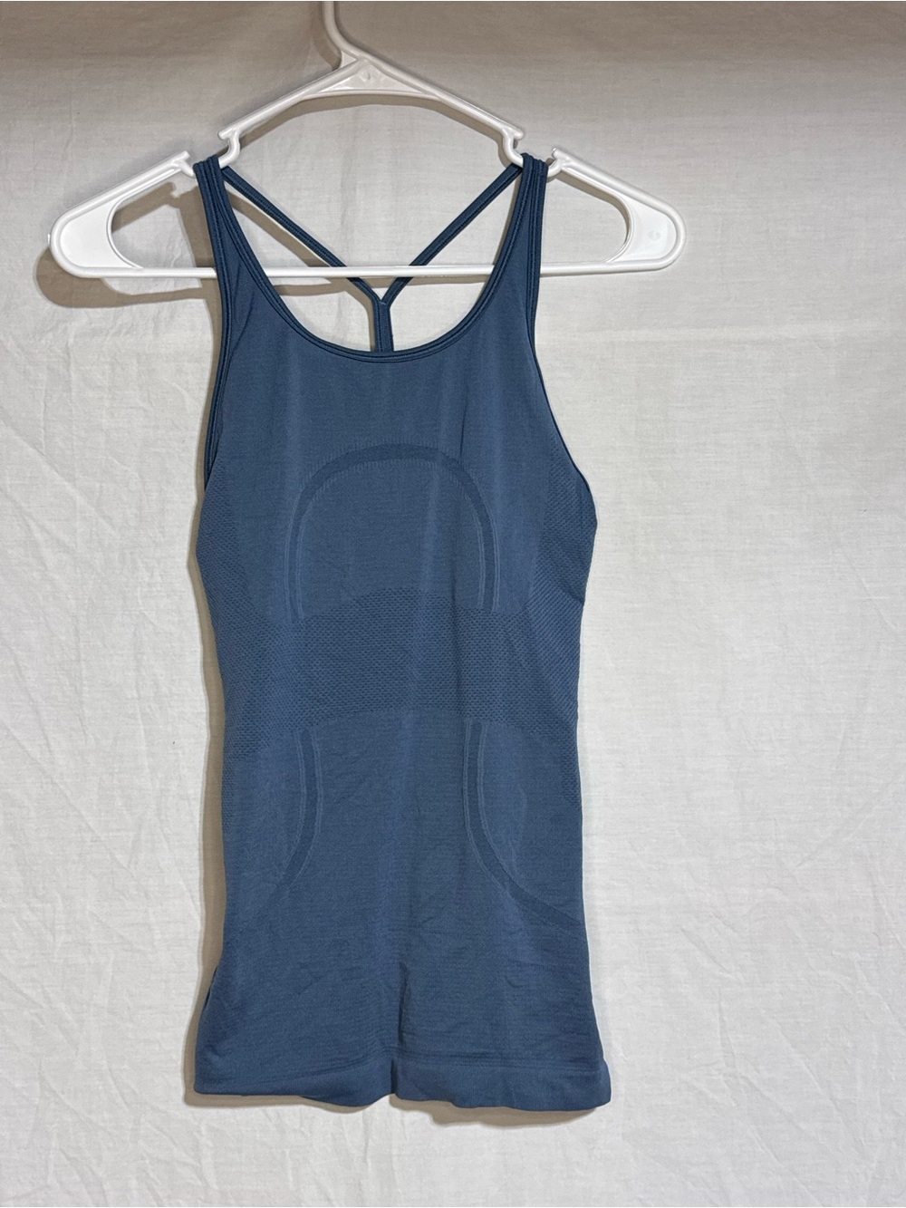 lululemon athletica Blue Seamless Strappy Tank